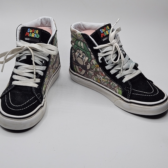 MARIO & LUIGI size 4.5 men 6 women VANS SK8-HI ZIP (NINTENDO) - Picture 13 of 15